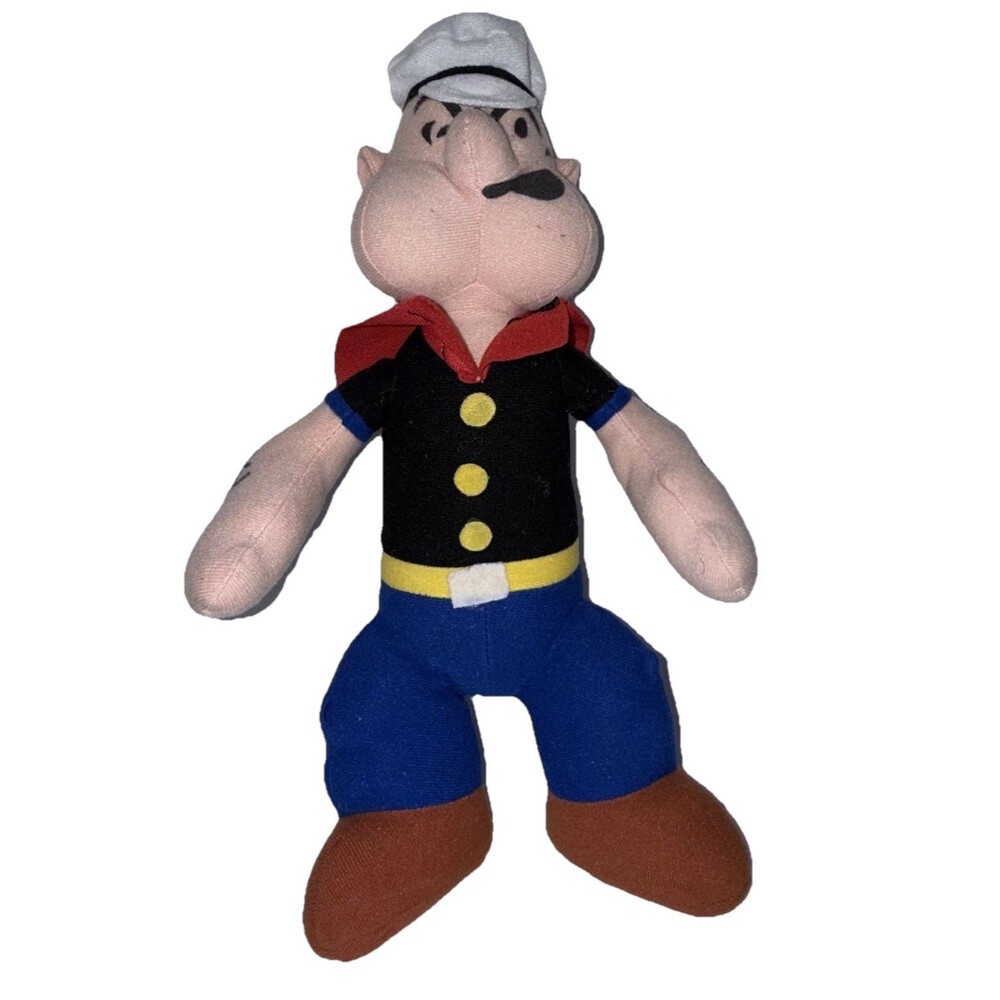 Vintage Popeye the Sailor Man Play by Play Toy Stuffed 14 inch Plush 1992